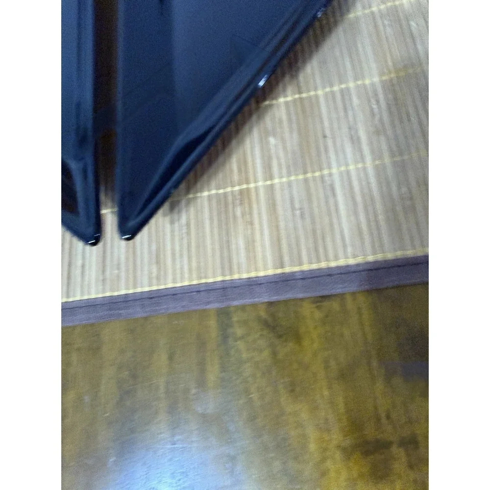 Pampered Chef Simple Additions Triangle Snack Plates Black Set of 2